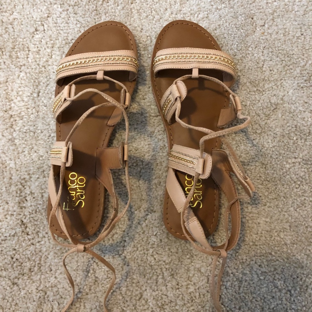 Pink & Gold Sandals